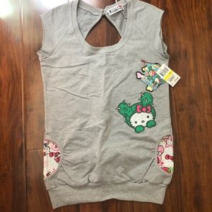 Vintage Tokidoki for hello kitty collab tunic